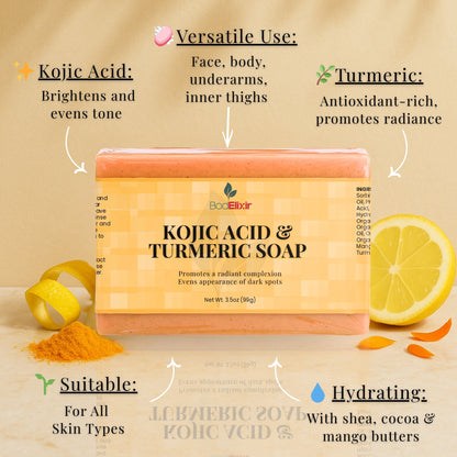 Kojic Acid & Turmeric Soap